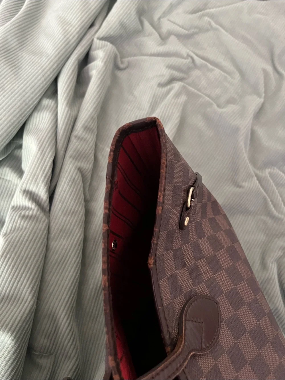 Louis Vuitton 2011 Damier Neverfull Canvas Tote - Picture 7 of 12